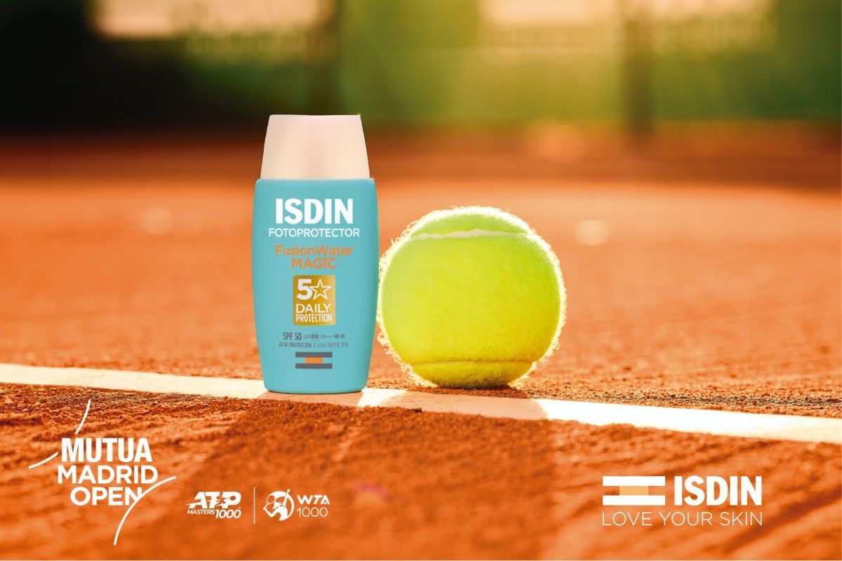 ISDIN fotoprotegerá a los tenistas del Mutua Madrid Open por séptimo año consecutivo
