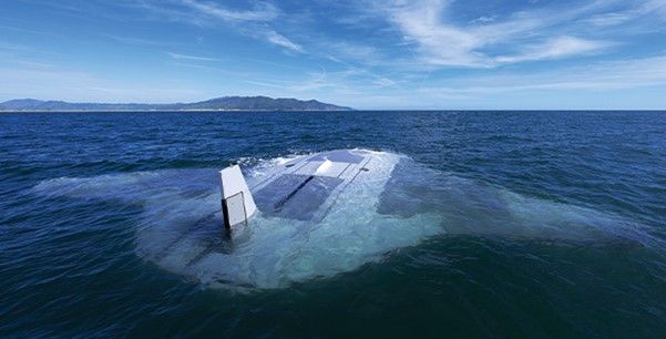 Prototipo “Manta Ray” de DARPA. Imagen de Northrop Grumman.