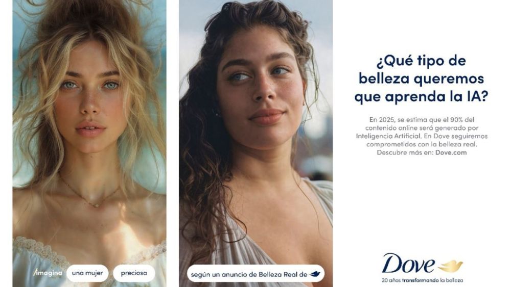 Imagen de la campaña de Dove Imagen de la campaña de Dove