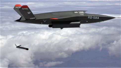 XQ-58A Valkyrie. Fuente: US Airforce XQ-58A Valkyrie. Fuente: US Airforce