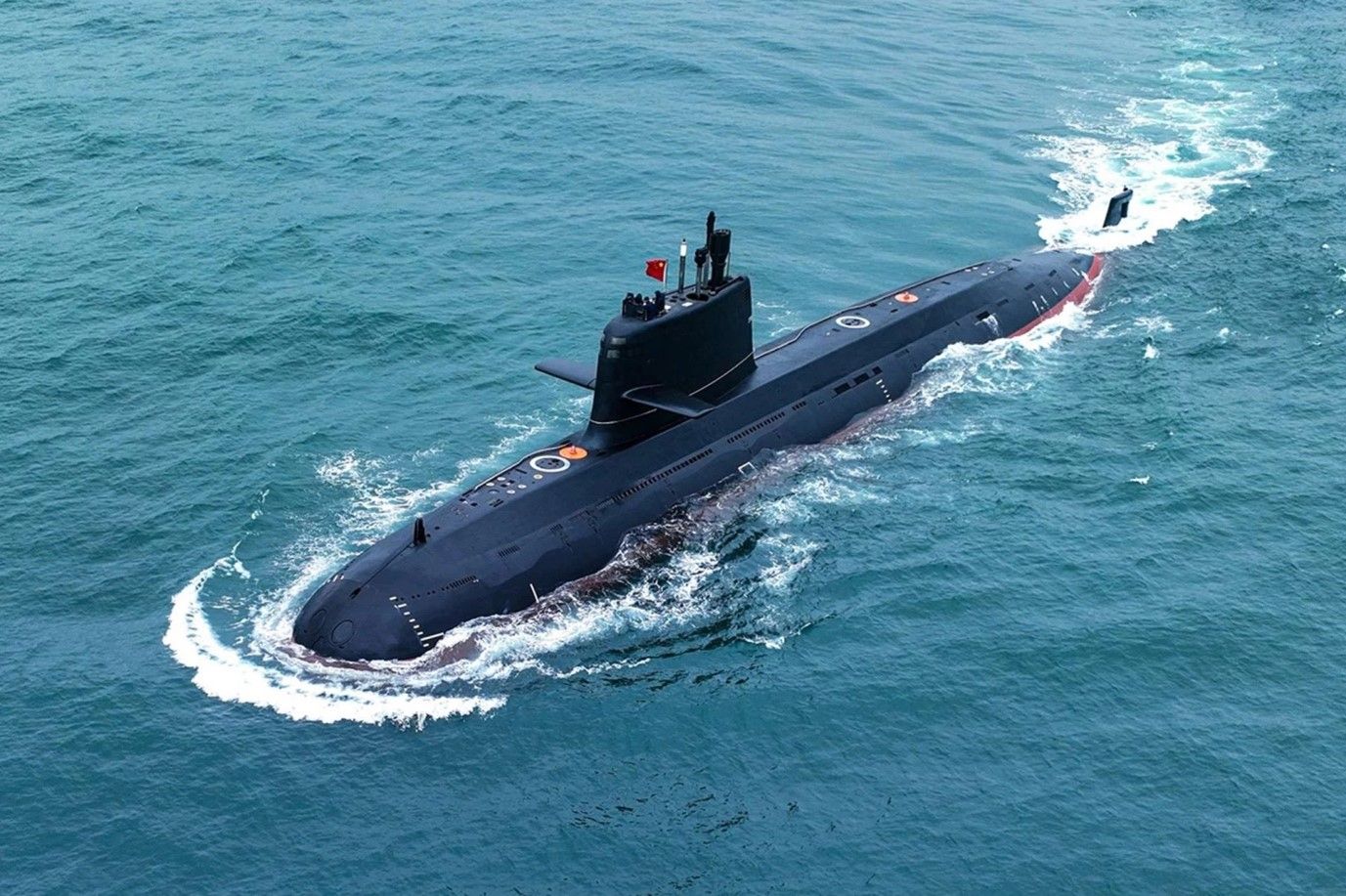 Submarino chino. Fuente: Ministerio de Defensa chino.