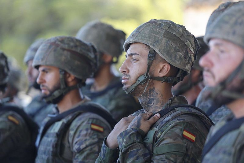 Soldados españoles destinados en islas Chafarinas. Foto Marco Romero - Ministerio de Defensa.