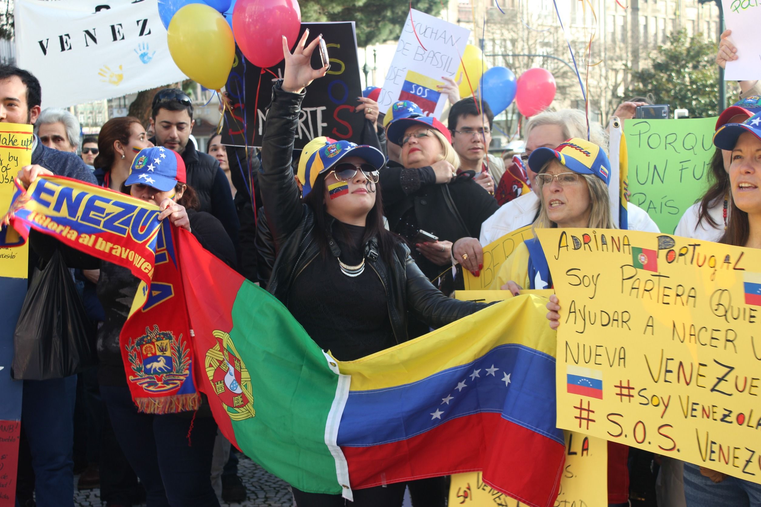Venezolanos protestando. Imagen de recurso.