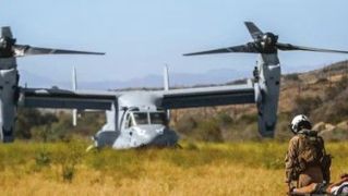 V-22 Osprey siendo utilizado como MEDEVAC. Foto: Bell Flight. V-22 Osprey siendo utilizado como MEDEVAC. Foto: Bell Flight.