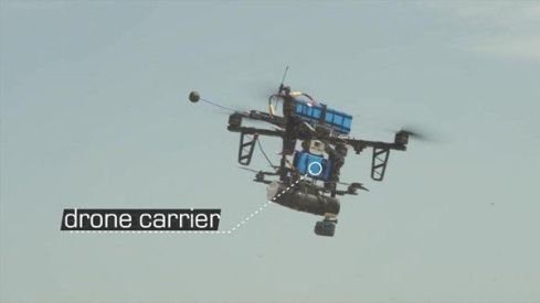 El FPV Queen Hornet actúa como portador de FPV más pequeños llamados Wild Hornets. Foto: WildHornets. El FPV Queen Hornet actúa como portador de FPV más pequeños llamados Wild Hornets. Foto: WildHornets.