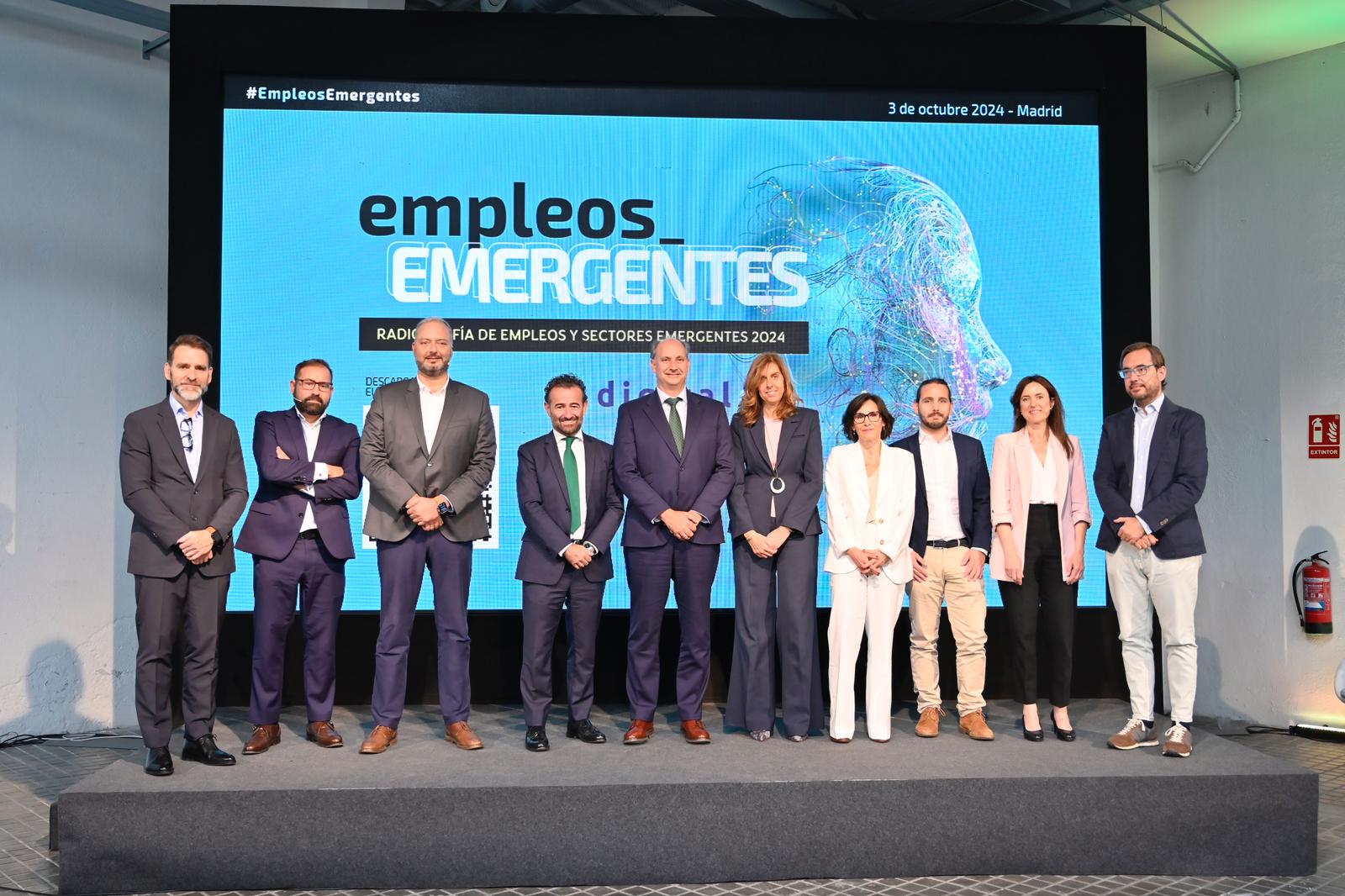 Imagen de la presentación del estudio “Empleos y Sectores Emergentes 2024”.