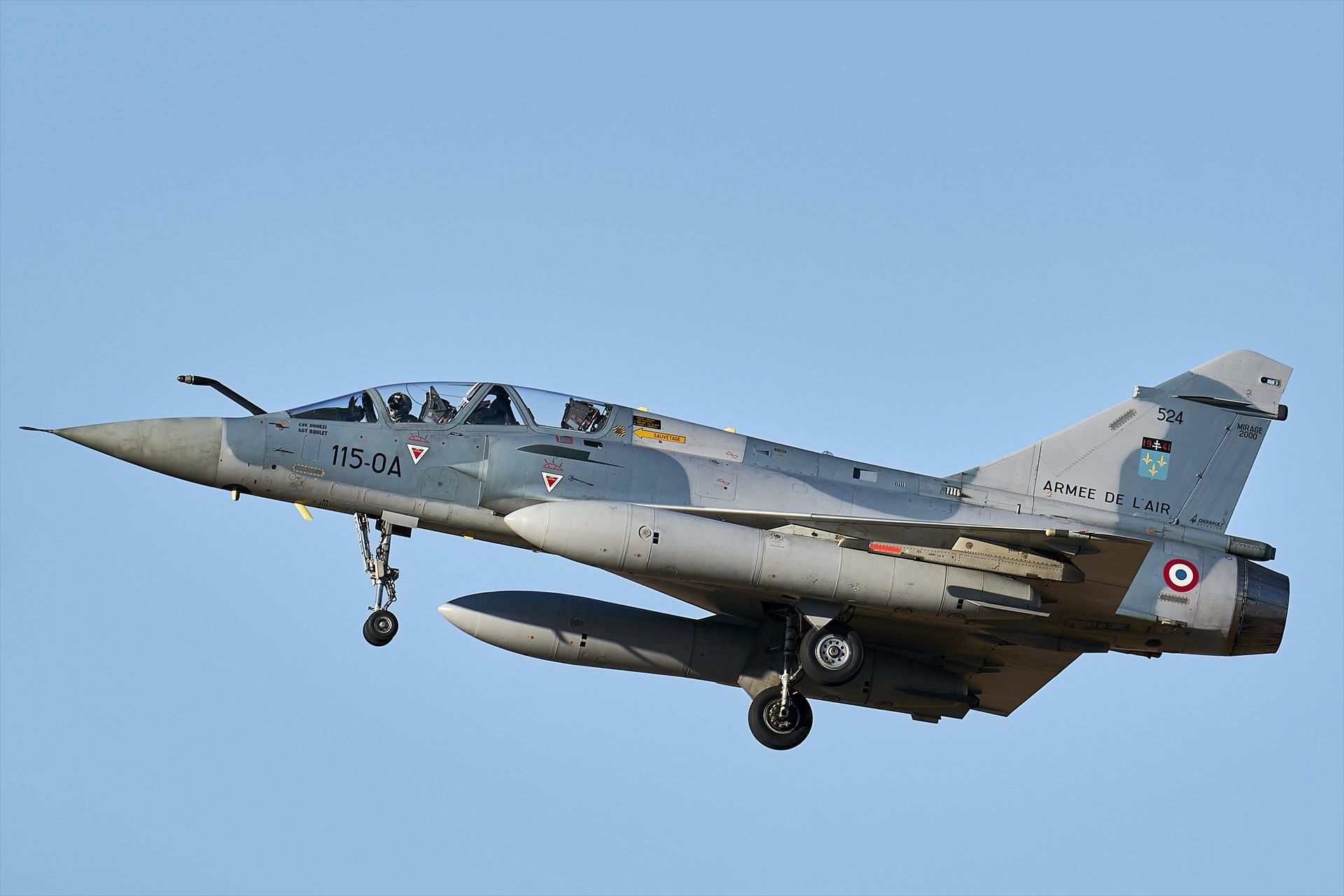 Un avión Mirage 2000 de Francia. Foto: Europa Press.