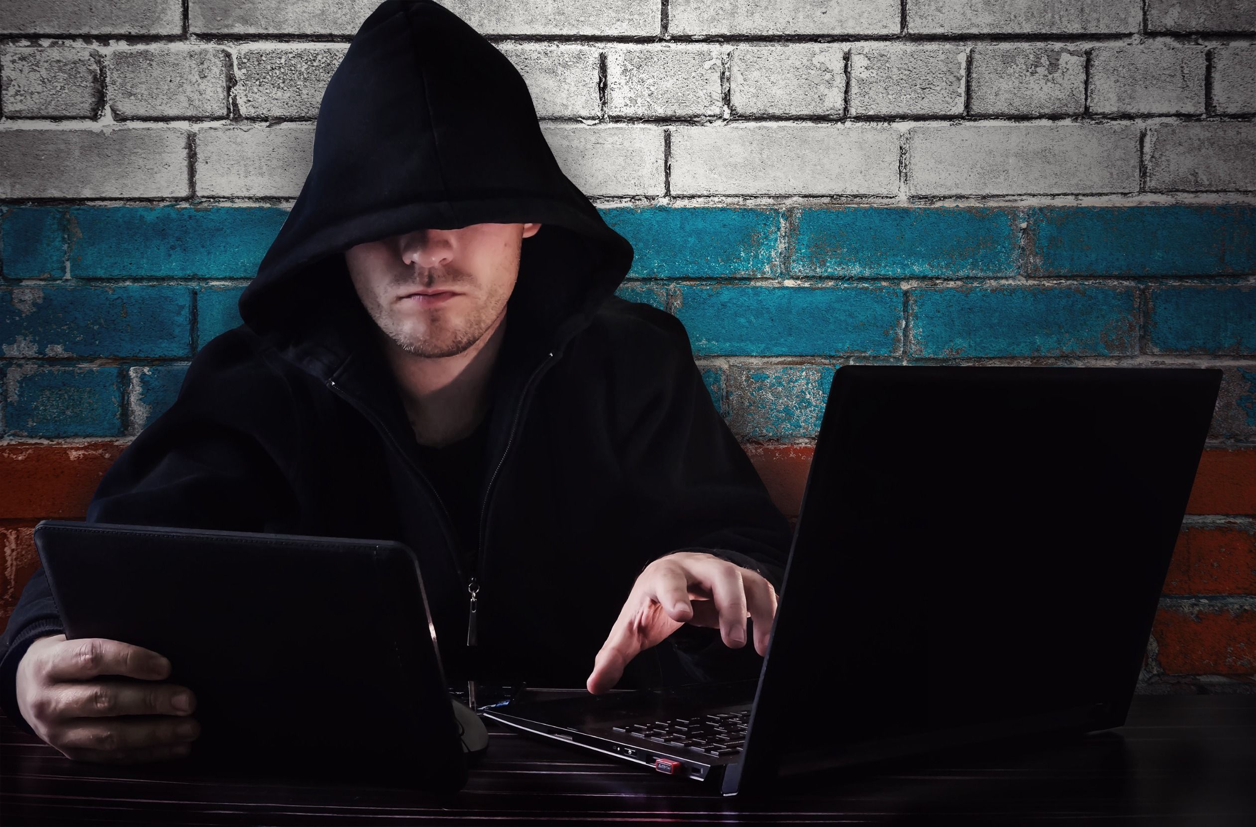Hacker ruso. Recreación. 