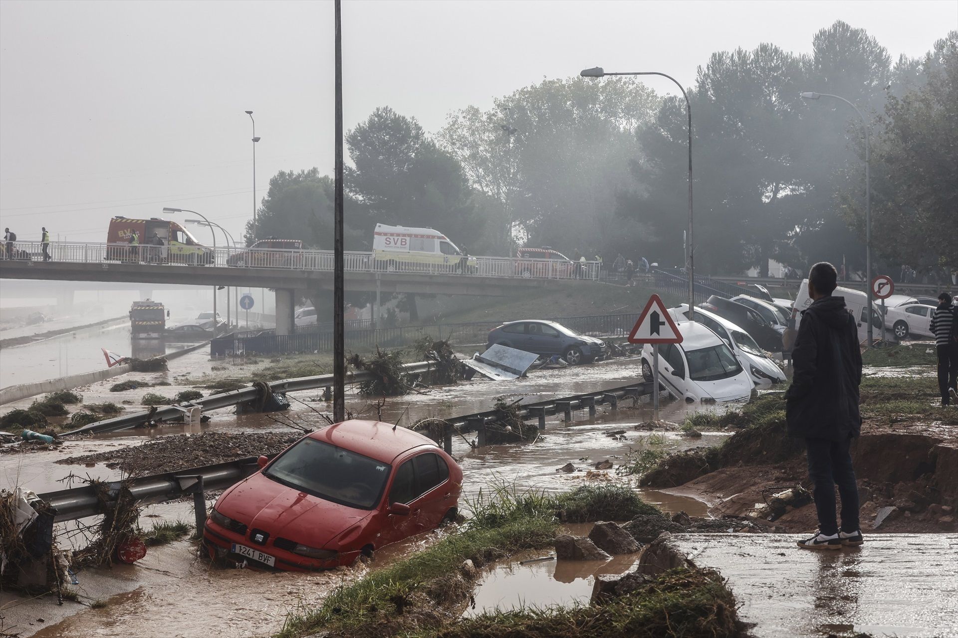 El Barrio de la Torre de Valencia tras el paso de la DANA. Foto: Europa Press / Rober Solsona.