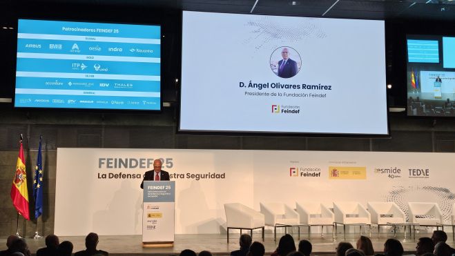 Ángel Olivares, presidente de la Fundación Feindef. Ángel Olivares, presidente de la Fundación Feindef.