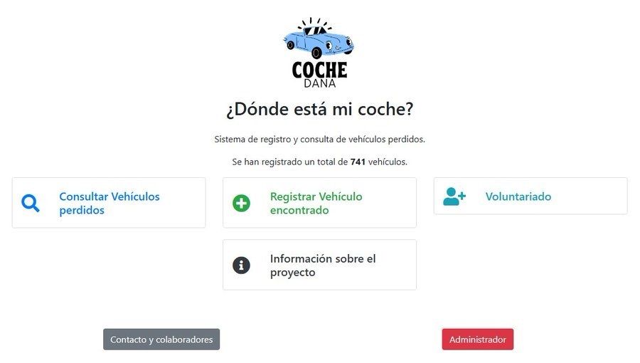 Imagen de la web diseñada por el estudiante de la UPV. Foto: UPV.
