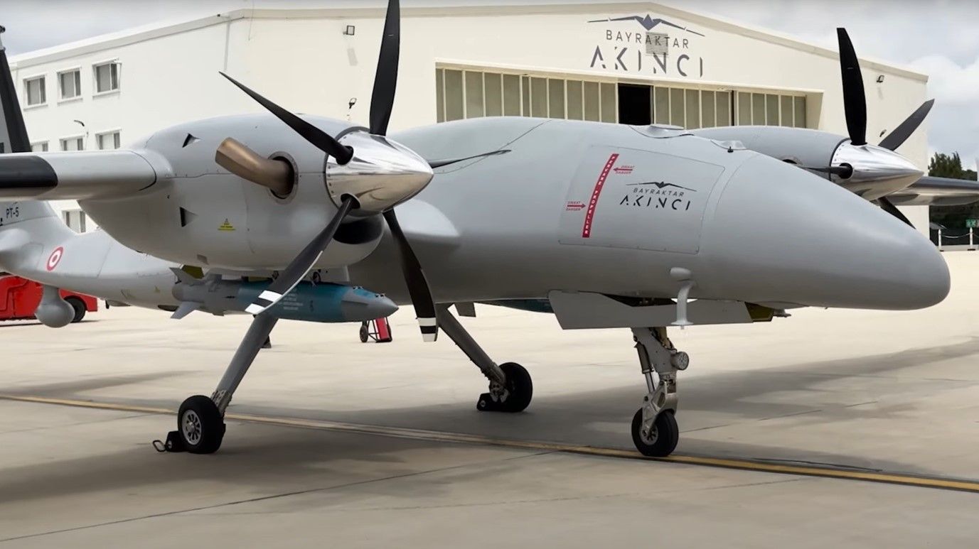 Dron turco Bayraktar Akinci. Foto: Bayraktar.