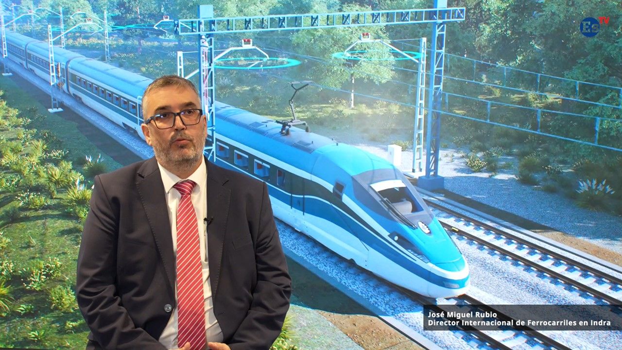 José Miguel Rubio, director internacional de Ferrocarriles de Indra.