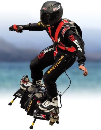 Flyboard Air en 2018. Fuente: Franky Zapata. Flyboard Air en 2018. Fuente: Franky Zapata.