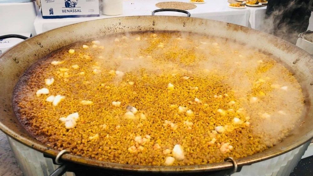 Paella gigante. Foto: Ayuntamiento de Valencia. Paella gigante. Foto: Ayuntamiento de Valencia.