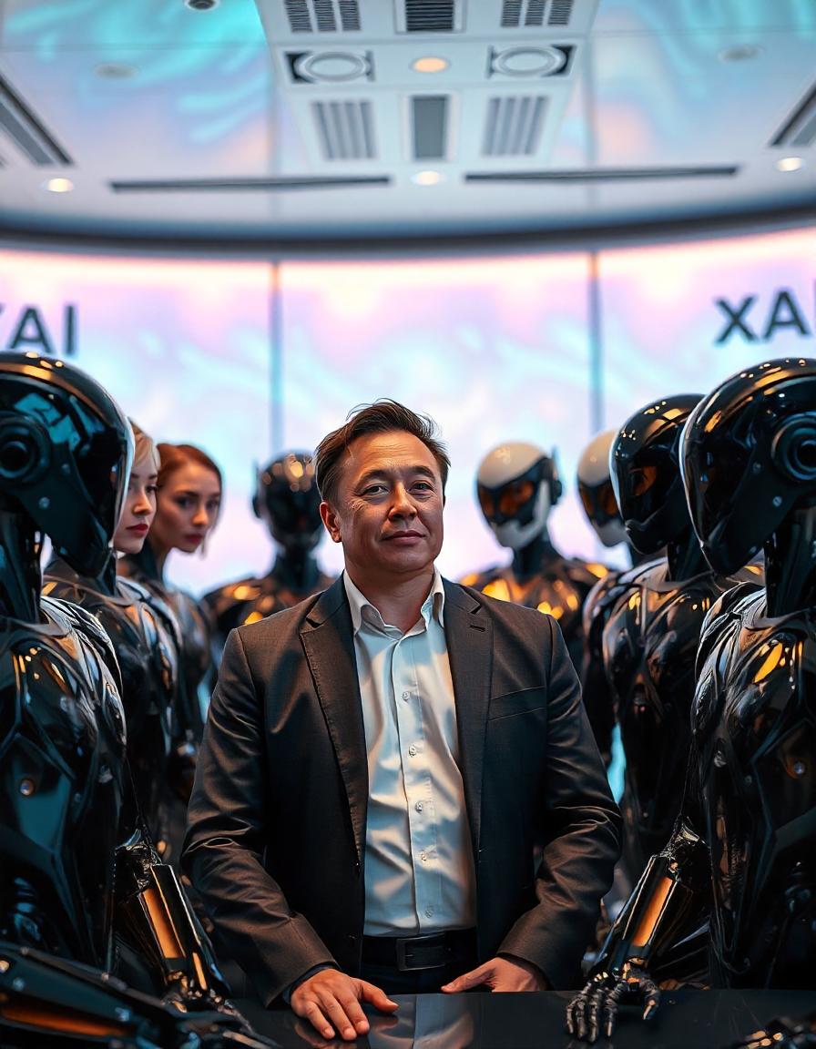 Elon Musk busca con xAI hacer frente a ChatGPT. Imagen generada por AI: Freepik