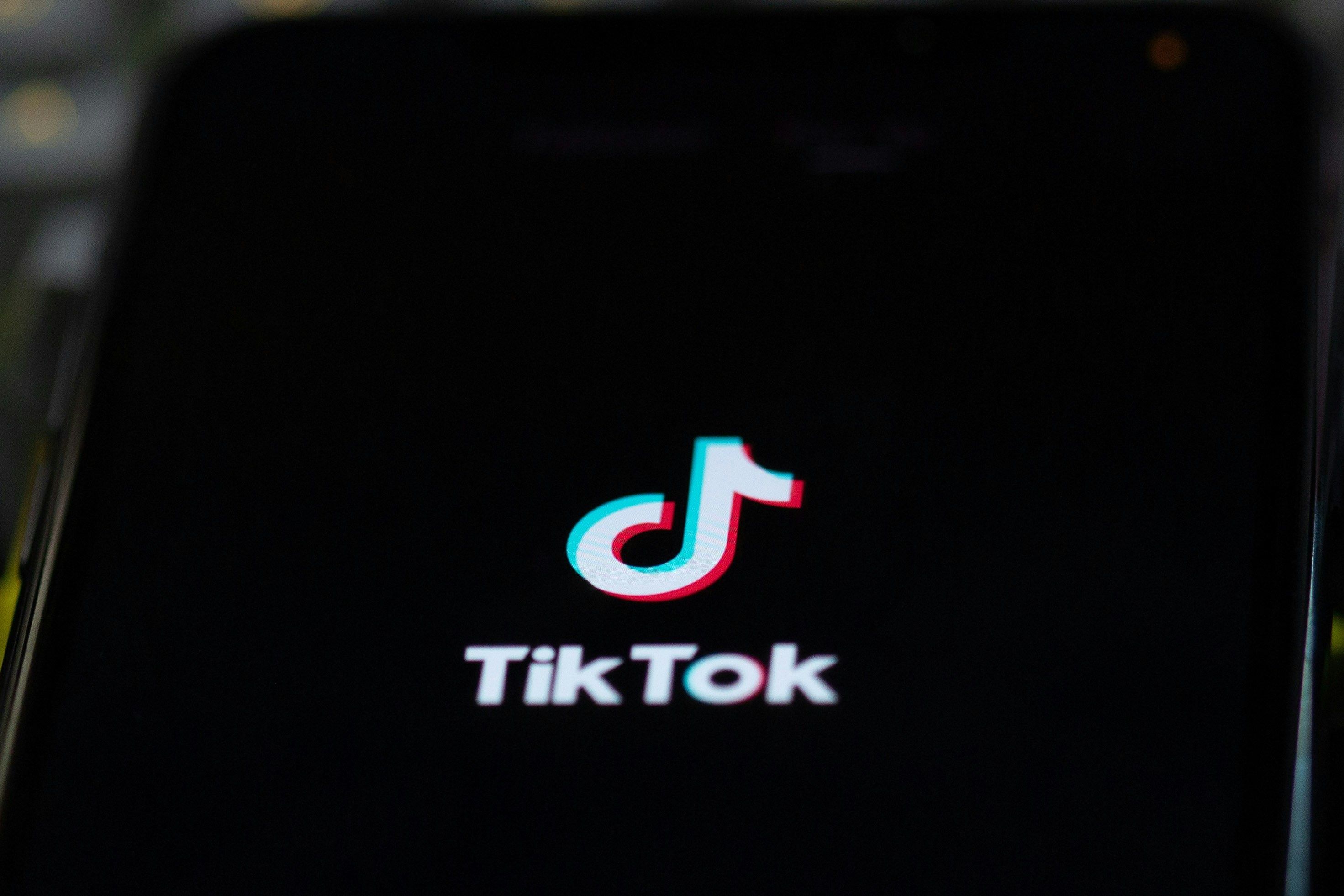 Interfaz de inicio de TikTok | Foto: Unsplash