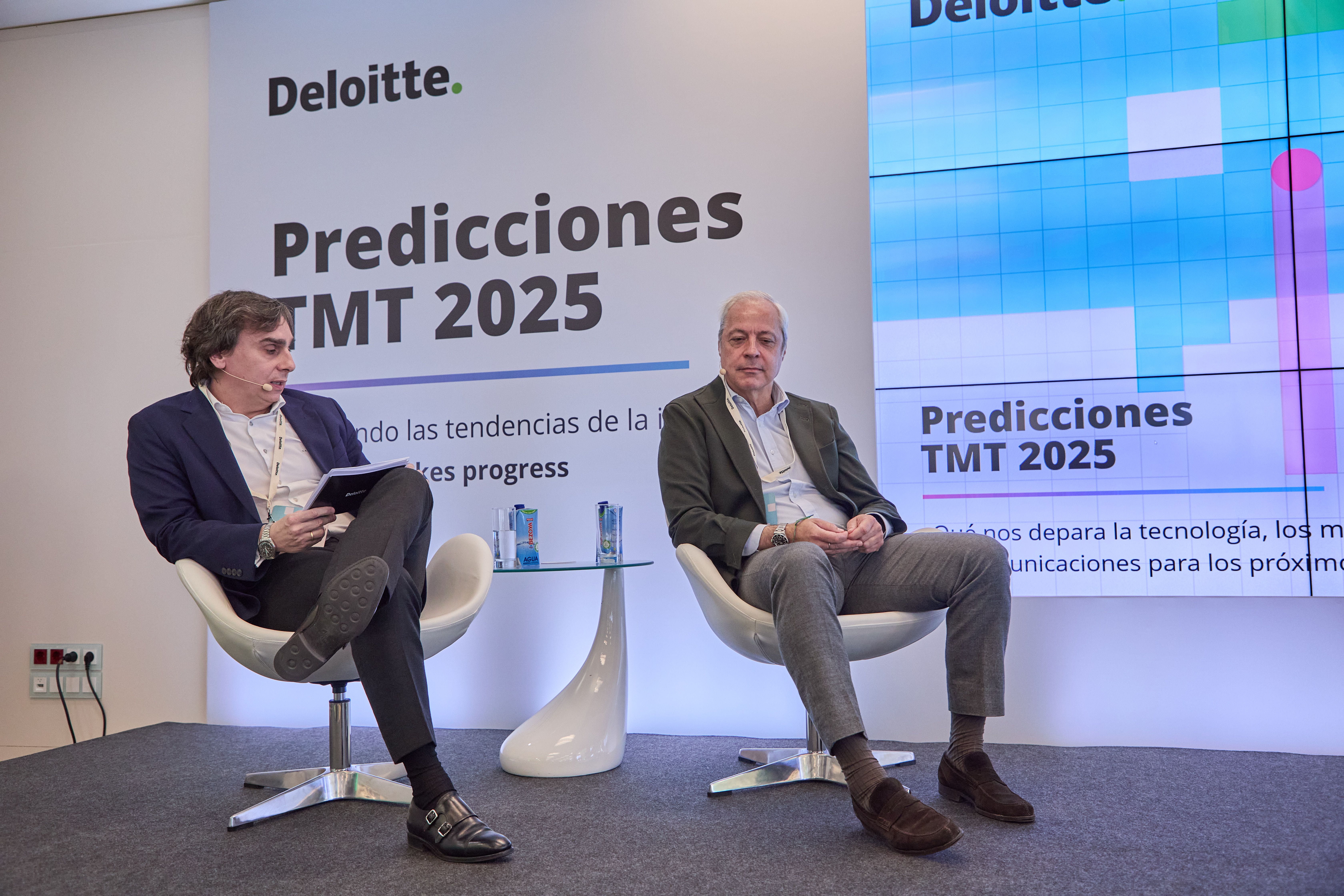 Óscar Arroyo, Socio de Deloitte y Eloy Rodrigo, Director Financiero de Vodafone