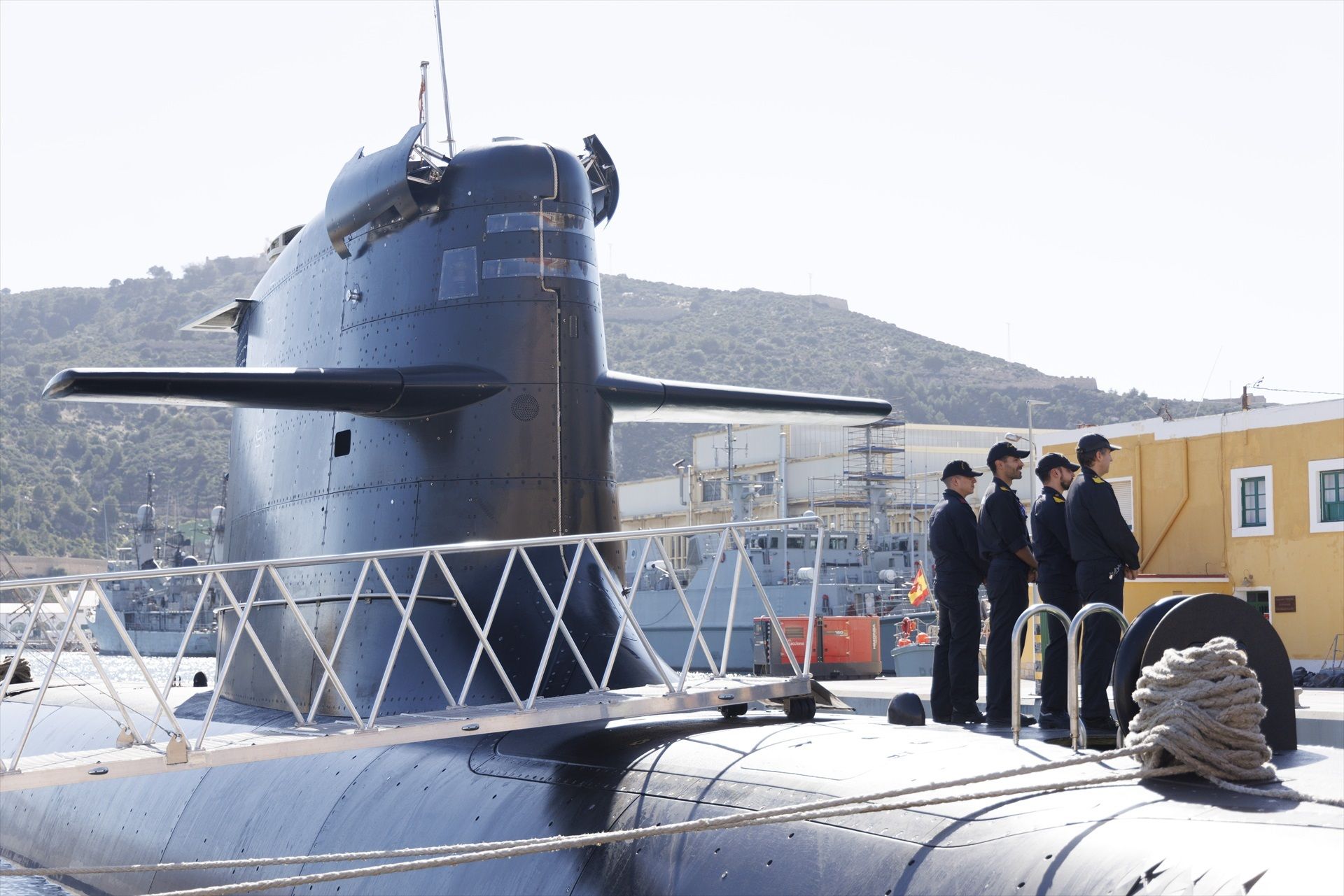 Submarino S-81 Isaac Peral, construido por Navantia, precedente del S-82. Foto: Europa Press / M. C.