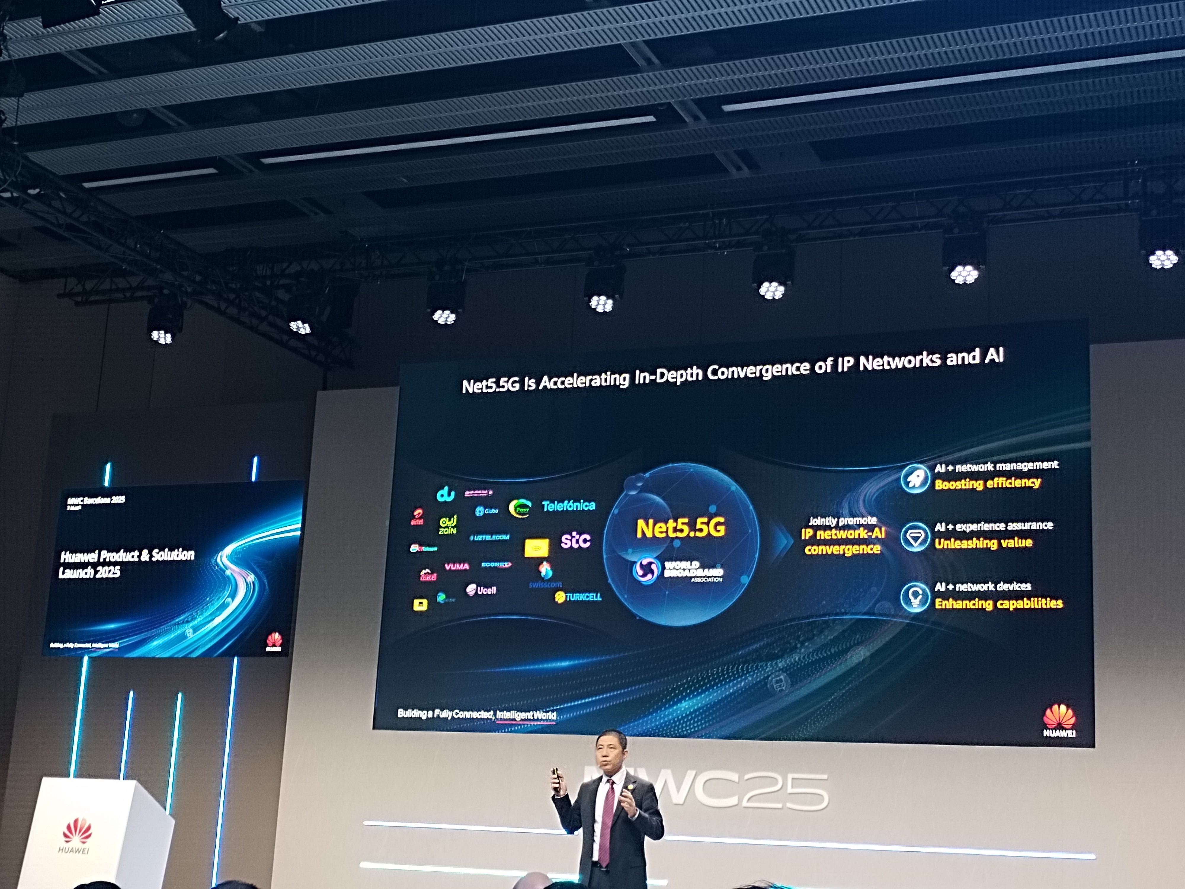 Imagen de una de las presentaciones realizadas por Huawei.