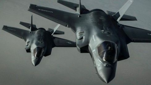F-35 de los US Marines. Foto: USAF