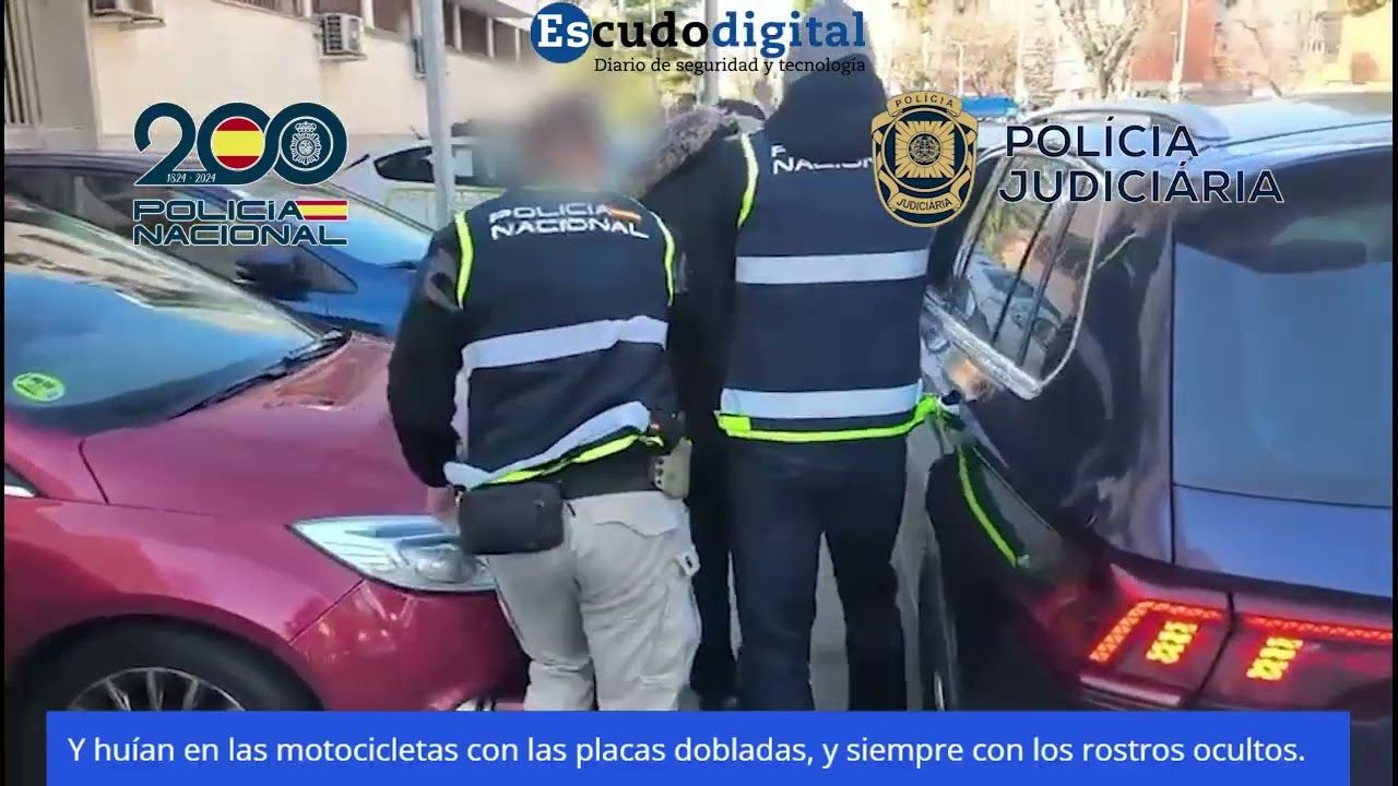 Detención de uno de los miembros del grupo criminal.