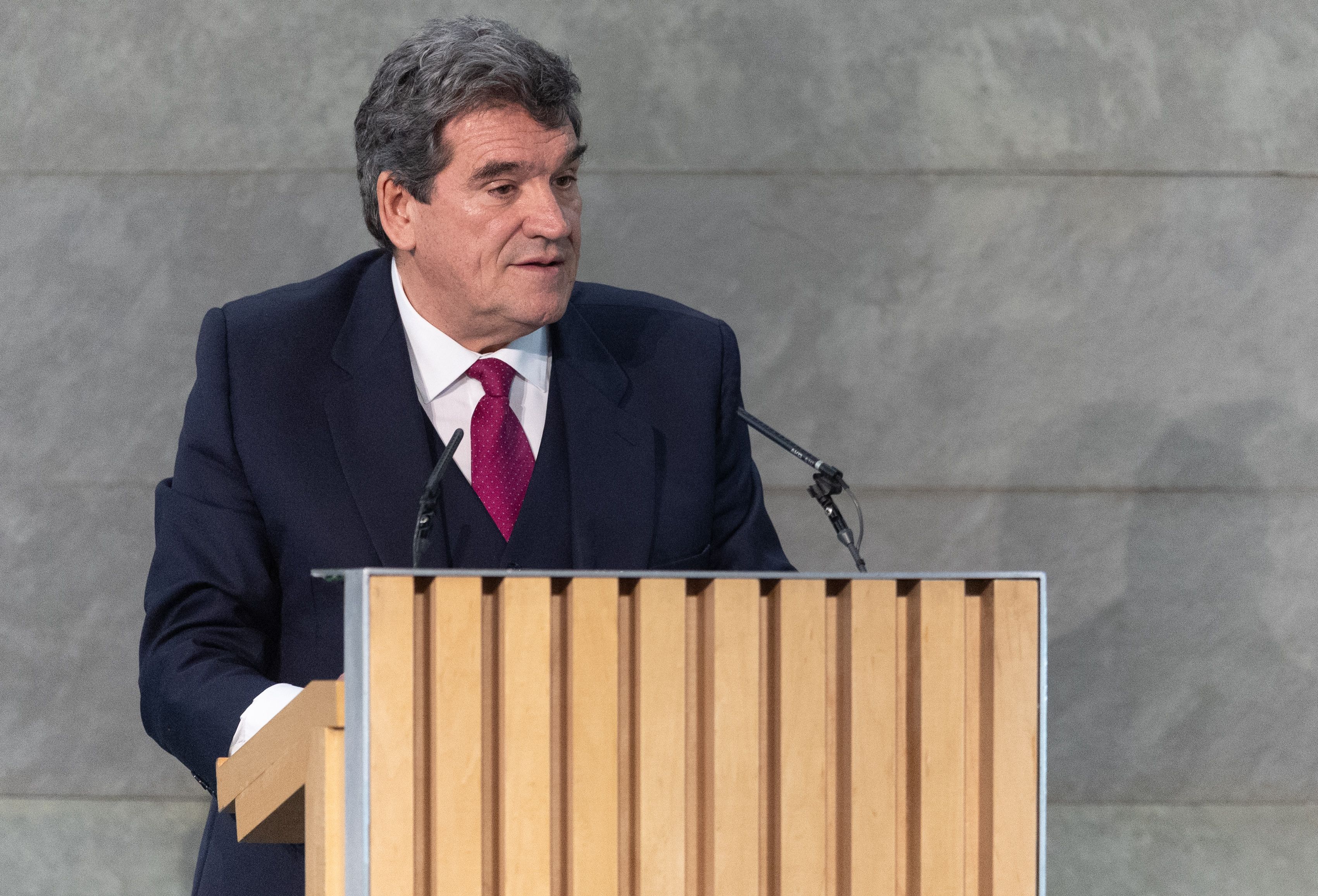 El gobernador del Banco de España, José Luis Escrivá, la jornada 'Financiando el futuro de Europa, el papel del sector bancario' organizada por la Asociación Española de Banca (AEB) | Foto:Eduardo Parra/Europa Press