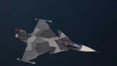 Saab Gripen E. Foto: Saab. Saab Gripen E. Foto: Saab.