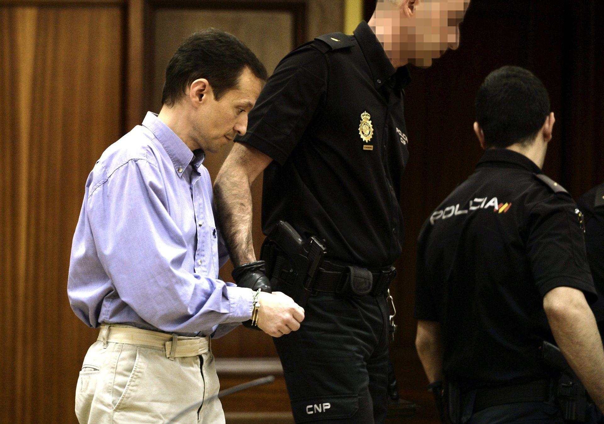 José Bretón tras escuchar el veredicto del jurado por el asesinato de sus hijos. Foto: Europa Press / David de Haro.
