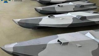 USV,s modelo Sea Baby de Ucrania. Foto: Ministerio de Defensa de Ucrania.