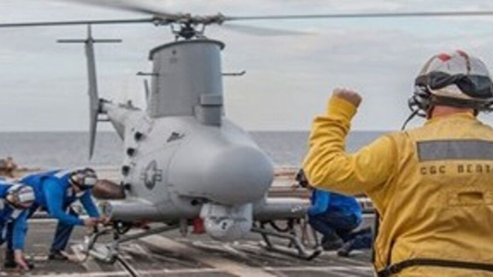 Helicóptero no tripulado MQ-8 Fire Scout. Foto: Northrop Grumman.