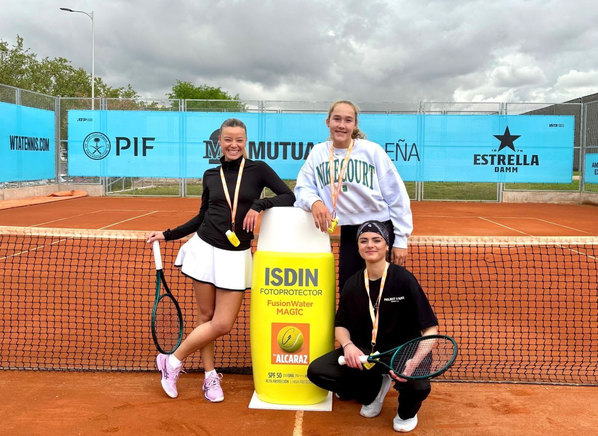ISDIN y la tenista Mirra Andreeva organizan una masterclass de tenis por el Mutua Madrid Open