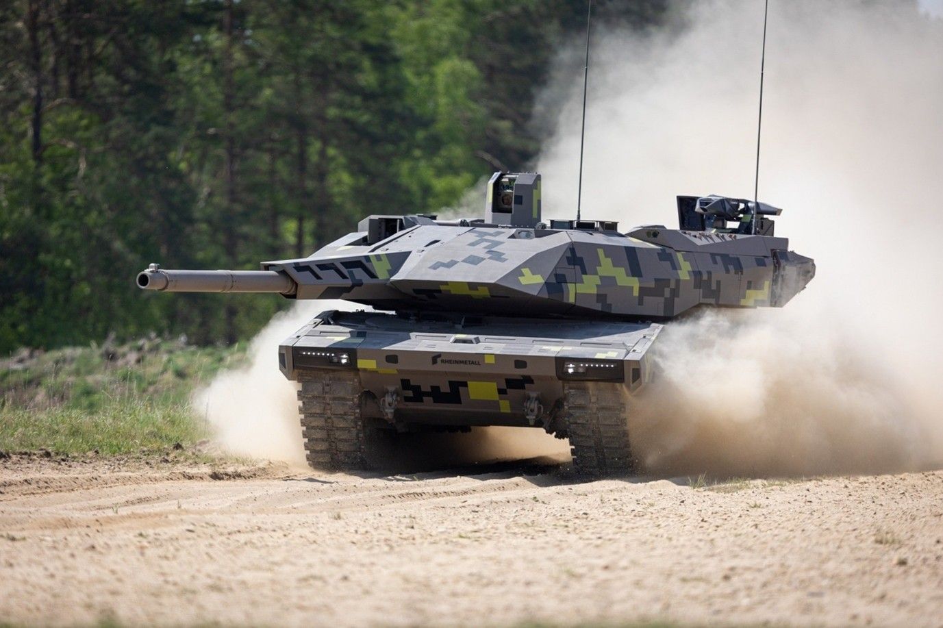 Imagen del KF-51 que propone la empresa Rheinmetall para Europa. Foto: Rheinmetall.