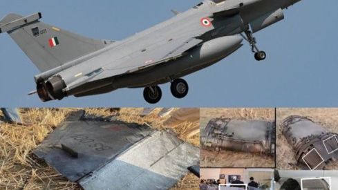 Fuentes abiertas confirmarían el derribo de al menos un caza Rafale. Fuentes abiertas confirmarían el derribo de al menos un caza Rafale.