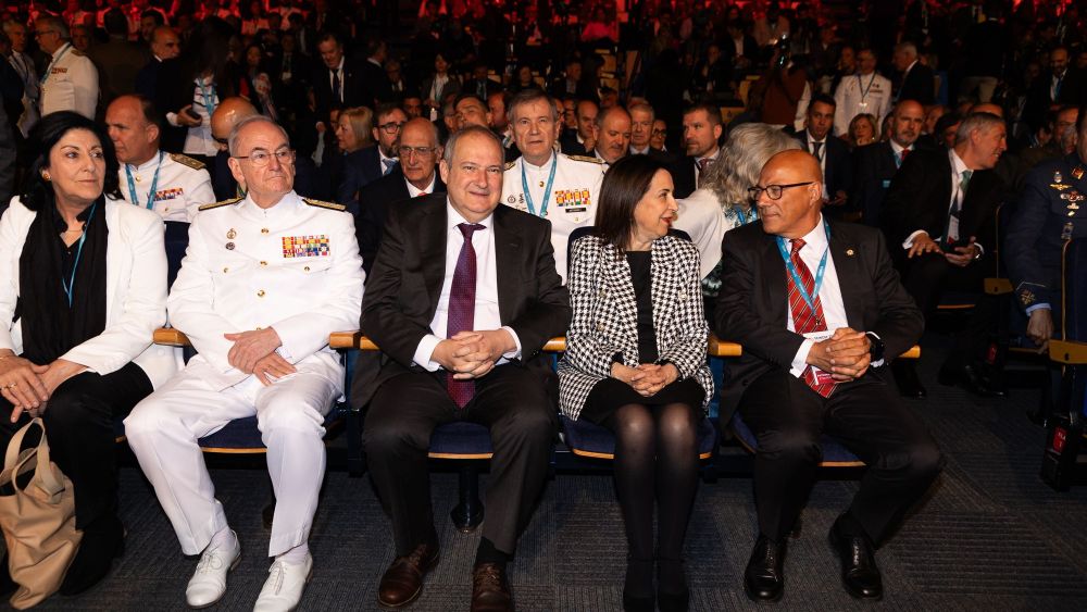 Margarita Robles en FEINDEF 2025. Margarita Robles en FEINDEF 2025.